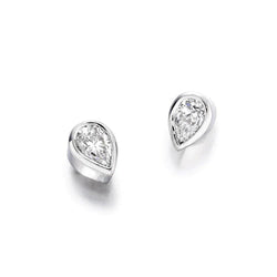 3.00 carats serti de griffes en Réel diamants taille brillant boucles d'oreilles or 14 carats