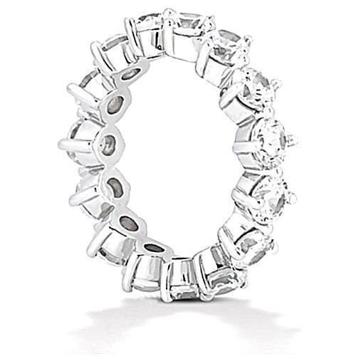 3.75 Carats. Réel Diamants Eternity Engagement Band Femmes Bijoux