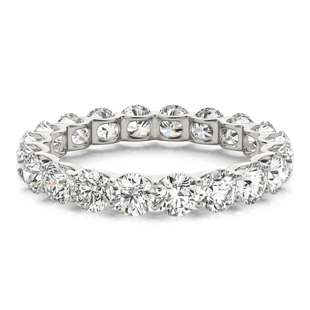 De luxe Eternity Band 3 carats – vue de côté