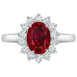 Bague Rubis Naturel 4.25 Carats
