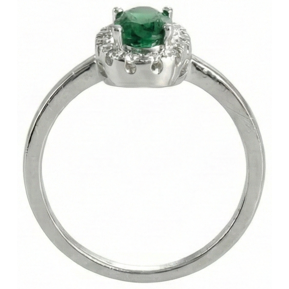 naturel oval diamant 4.50carats bague vue de dessus