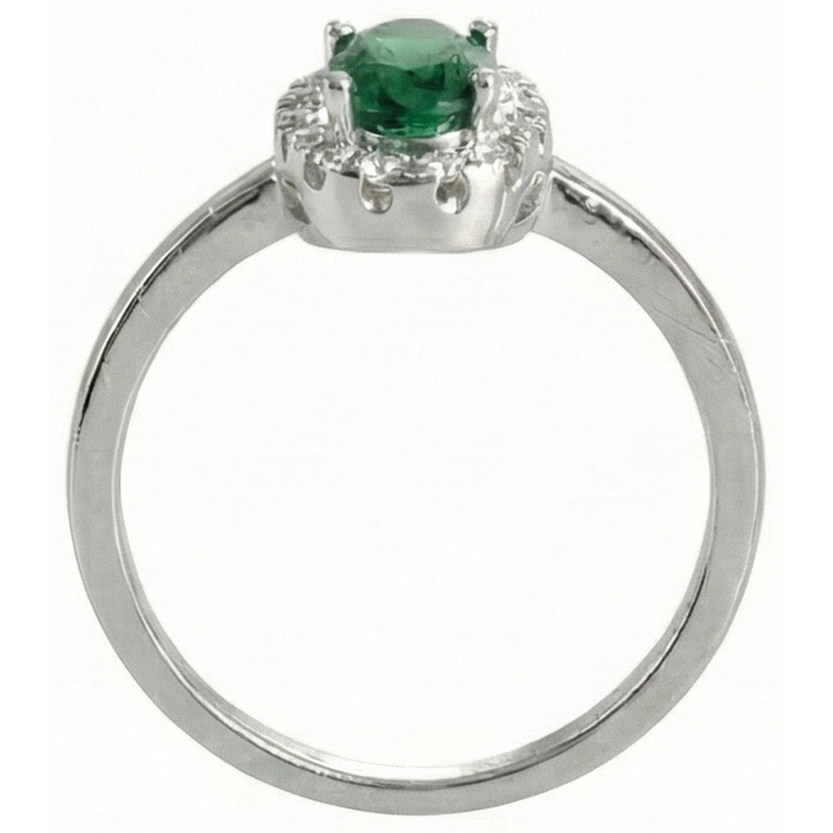 naturel oval diamant 4.50carats bague vue de dessus