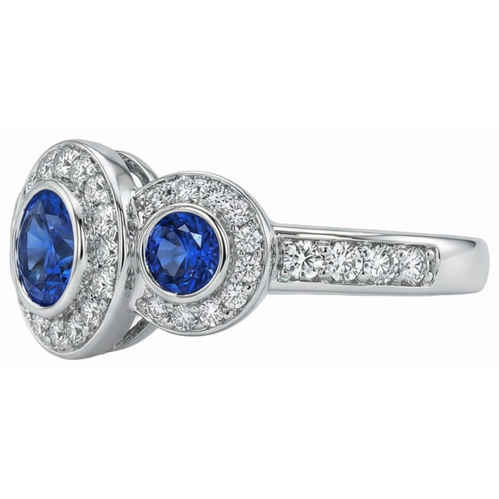 naturel cushion diamant 4.50carats bague détail rapproché