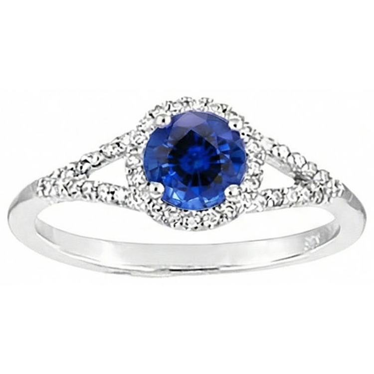naturel round diamant 4.51carats bague angle de côté