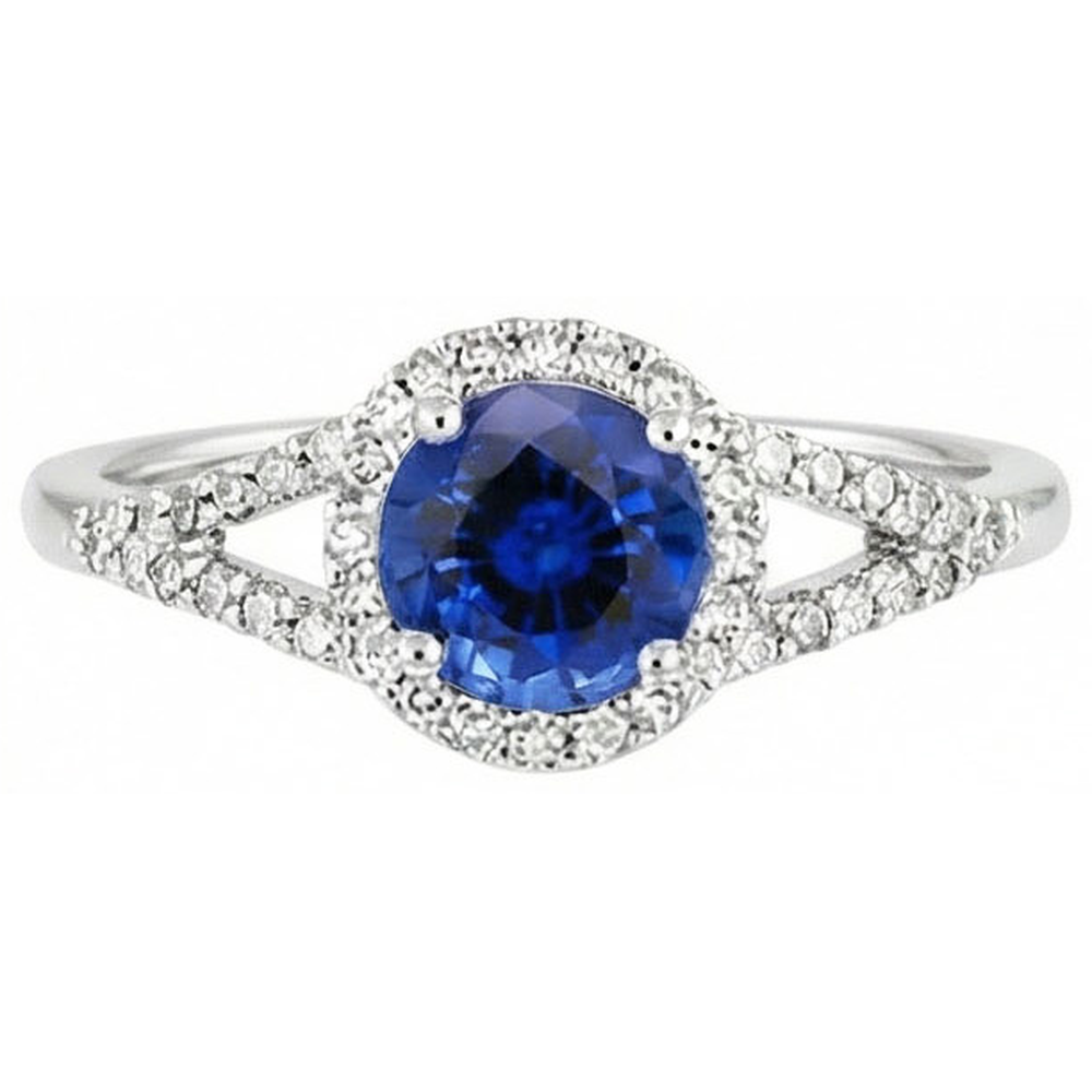 naturel round diamant 4.51carats bague détail rapproché