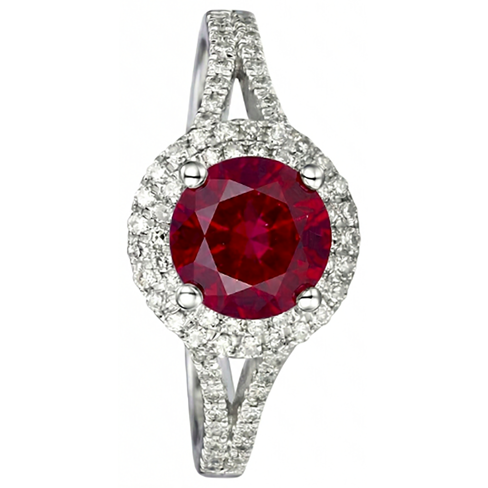 naturel diamant 4.80carats bague détail rapproché