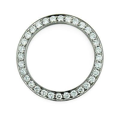4 CT. Lunette en Réel diamant personnalisée pour s'adapter à Rolex Datejust ou à tous les modèles de montres
