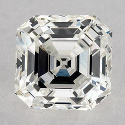 Diamant Asscher naturel de 4 carats, extrait de la terre, non serti, couleur F, pureté VVS1, très bonne taille