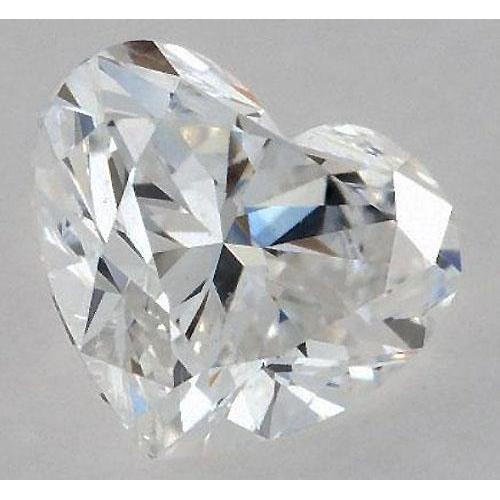 Diamant en forme de cœur de 4 carats, non serti, couleur F, pureté VVS2, très bonne taille.