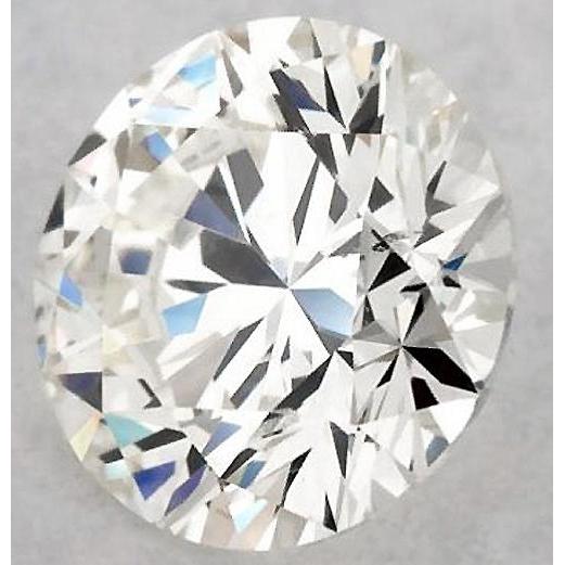 Diamant rond de 4 carats, pureté F, VVS1, taille excellente.