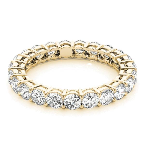 Diamant Eternity Band – vue de côté