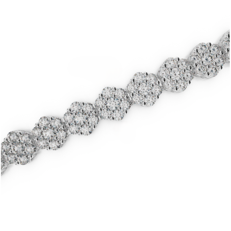 Diamant Bracelet Chaîne – vue de face
