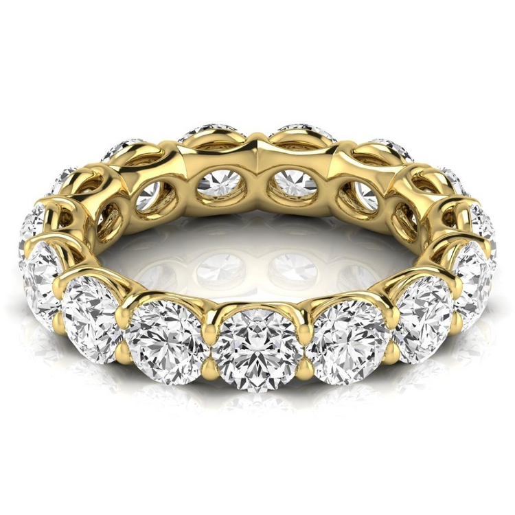Brillant Eternity Band 4,95-carats Or Jaune 14 Carats – vue principale