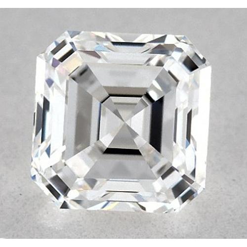 Diamant Asscher de 4,25 carats, non serti, couleur F, pureté VVS1, très bonne taille.