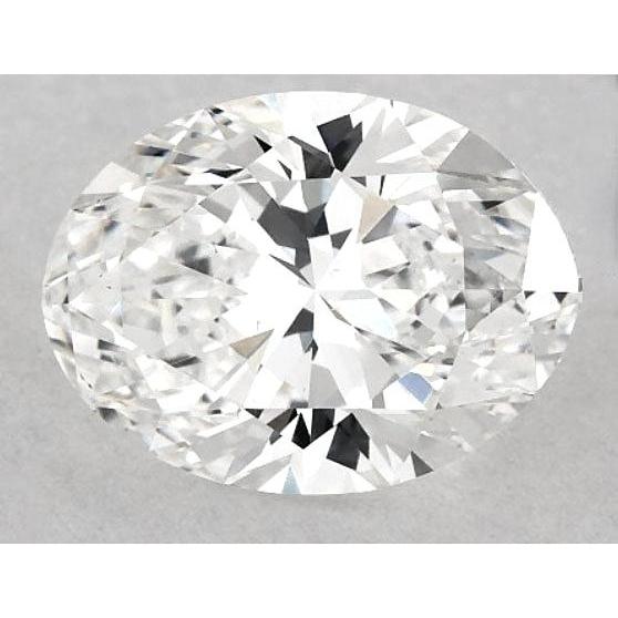 Diamant ovale de 4,25 carats, non monté, couleur E, pureté VVS1, très bonne taille.