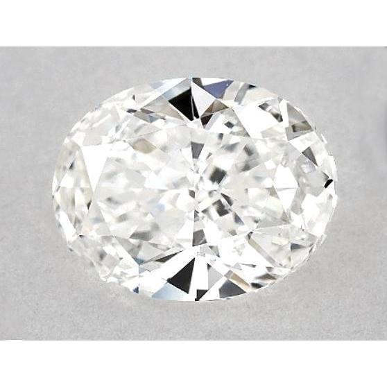 Diamant ovale de 4,25 carats, non serti, couleur F, pureté VS1, très bonne taille.