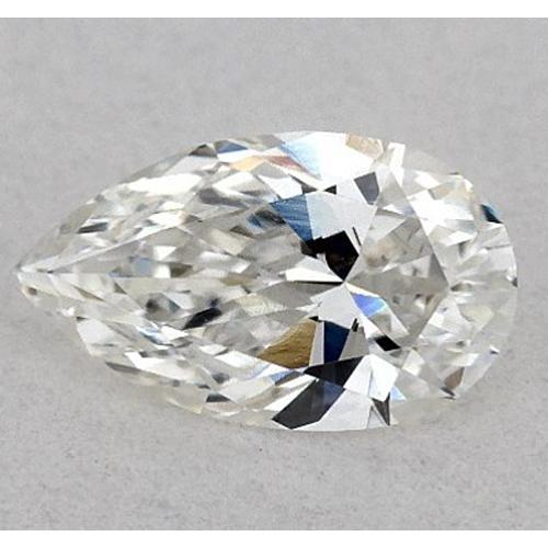 Diamant poire de 4,25 carats, non serti, couleur F, pureté VS1, très bonne taille.