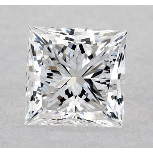 Diamant princesse 4,25 carats, non serti, pureté F, VVS1, excellente taille