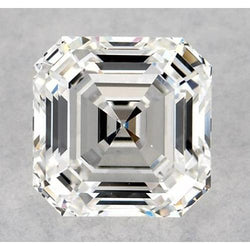 Diamant Asscher naturel de 4,5 carats, extrait de la terre, non serti, couleur F, pureté VVS1, très bonne taille