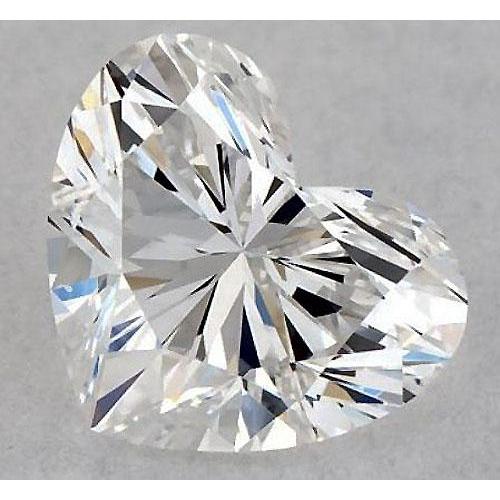 Diamant en forme de cœur de 4,5 carats, non serti, couleur F, pureté VVS1, très bonne taille.