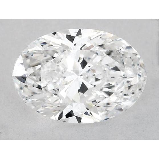 Diamant ovale de 4,5 carats, non serti, couleur F, pureté VVS1, très bonne taille.