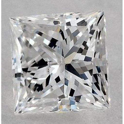 Diamant princesse de 4,5 carats, non serti, pureté F, qualité VS1, taille excellente