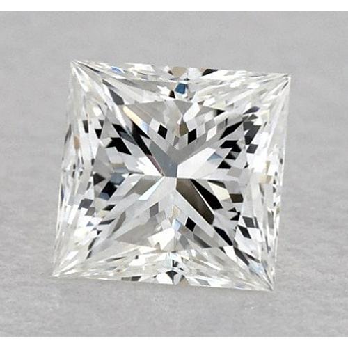 Diamant princesse de 4,5 carats, non serti, pureté VVS1, taille excellente