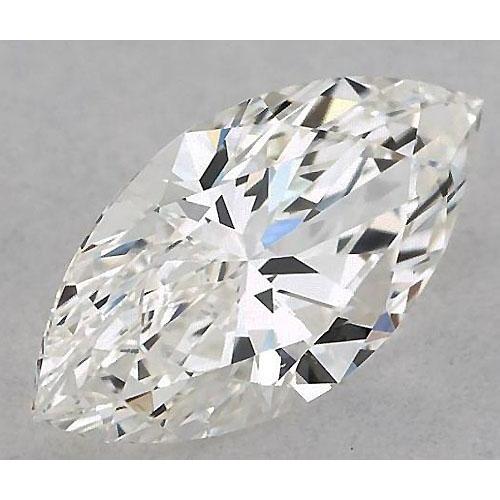 Diamant taille marquise, 4,75 carats, non serti, F, VVS1, très bonne taille
