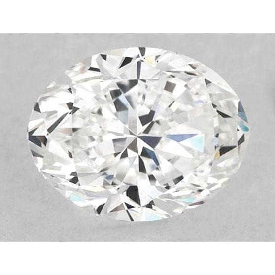Diamant ovale de 4,75 carats, non serti, couleur F, pureté VS1, très bonne taille.