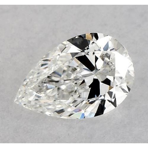 Diamant poire de 4,75 carats, non serti, couleur F, pureté VS1, très bonne taille.