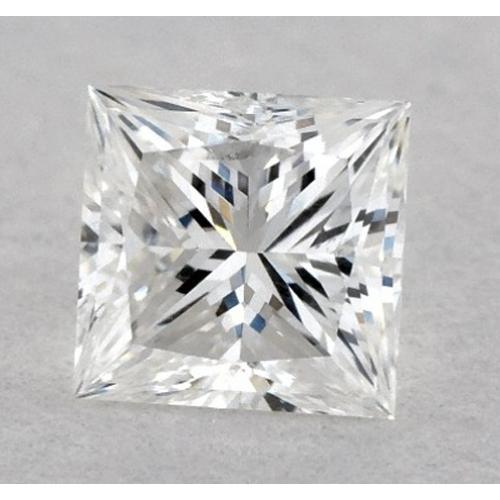 Diamant taille princesse 4,75 carats, pureté F, qualité VS1, taille excellente