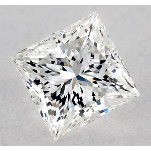 Diamant taille princesse 4,75 carats, pureté F, VVS1, taille excellente
