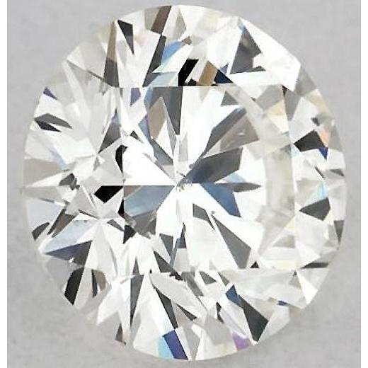 Diamant rond de 4,75 carats, pureté F, qualité VS1, taille excellente.