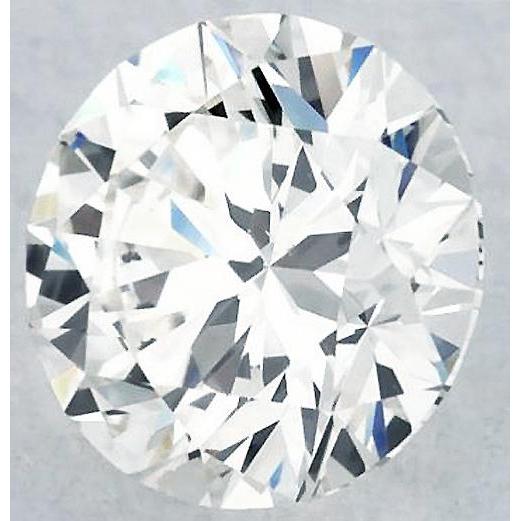 Diamant rond de 4,75 carats, pureté F, qualité VVS1, taille excellente.