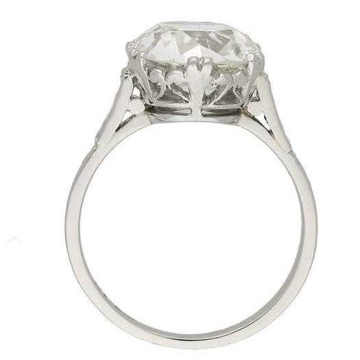 Anniversary Ring Or Blanc 14 Carats avec Diamant – vue de profil