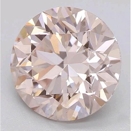Taille Brillant Saphir Rose bague en Gold – vue principale