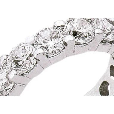 4.25 Carats Réel Diamant Eternité Bague De Fiançailles Bijoux Nouveau