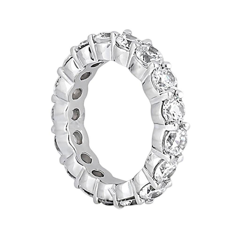 4.25 Carats Réel Diamant Rond Or Bague De Fiançailles Bijoux Nouveau