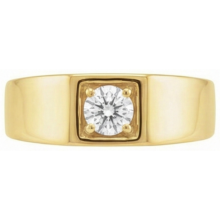 Étincelant Bague Solitaire 1,50 carats – vue d'angle