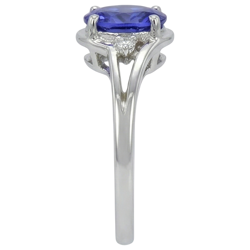 Éblouissant Bague Pierre de Couleur 5,10 carats – vue d'angle