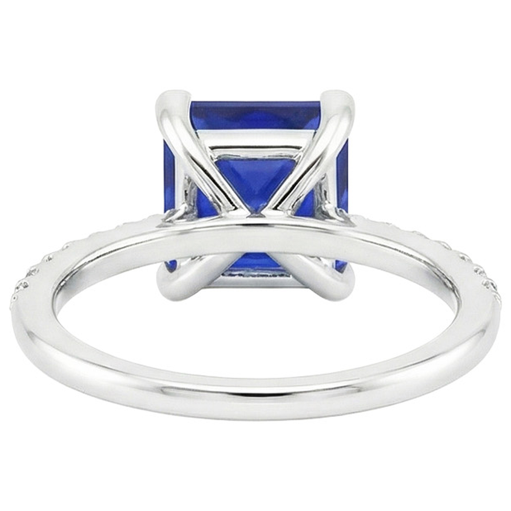 naturel diamant 5.50carats bague détail rapproché