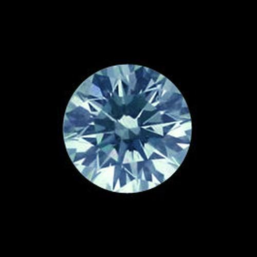 Diamant bleu rond de 5 carats, meilleur rapport qualité-prix.