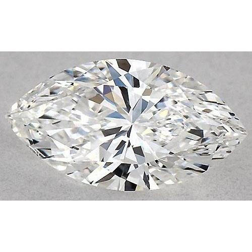 Diamant marquise de 5 carats, non serti, couleur F, pureté VVS1, très bonne taille.
