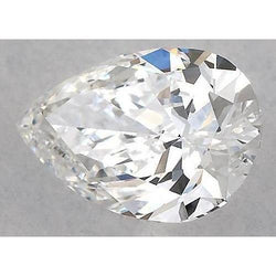 Diamant naturel en forme de poire de 5 carats, extrait de la terre, pureté E, VS1, taille très bonne
