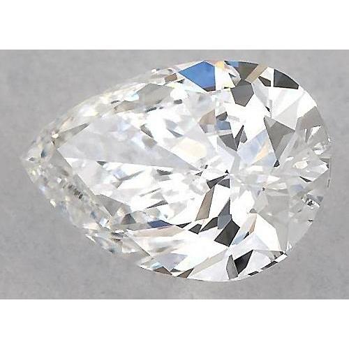 Diamant poire de 5 carats, non monté, pureté E, VS1, très bonne taille