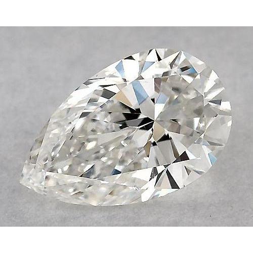 Diamant poire de 5 carats, non serti, couleur F, pureté VVS1, très bonne taille.