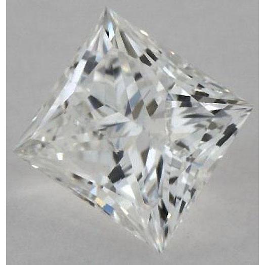 Diamant taille princesse de 5 carats, pureté F, VVS1, taille excellente