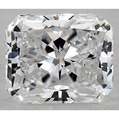 Diamant Radiant de 5 carats, non serti, couleur F, pureté VVS1, très bonne taille.