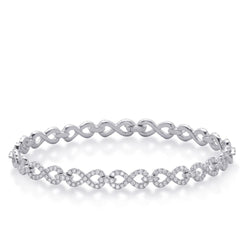 Raffiné Pavé Brillant Bracelet – 5,60 carats Or 14K Blanc