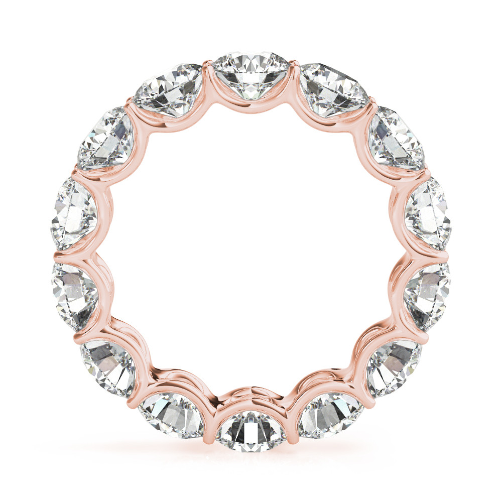 Haut de gamme Brillant Eternity Band 5,60 carats – vue de face